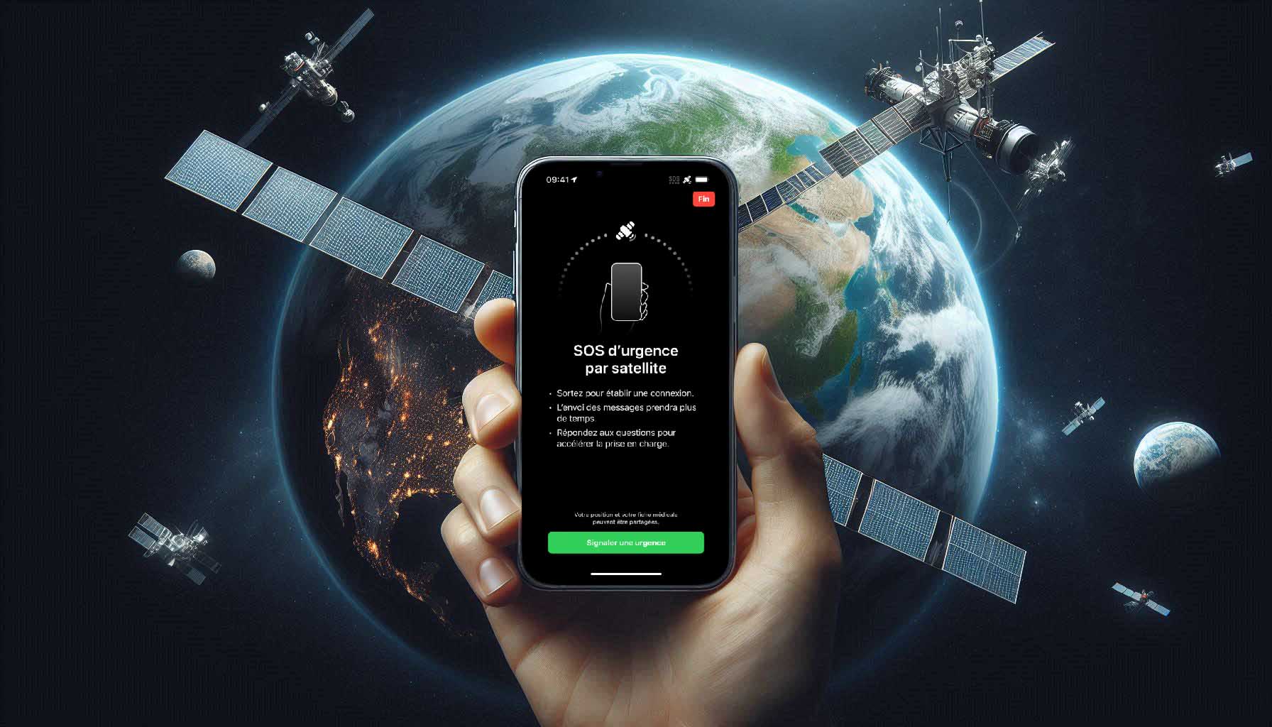 Comment connecter son iphone à un satellite