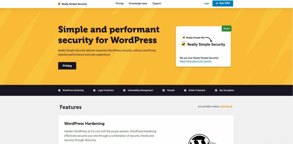 faille sécurité plugin Really Simple Security de WordPress