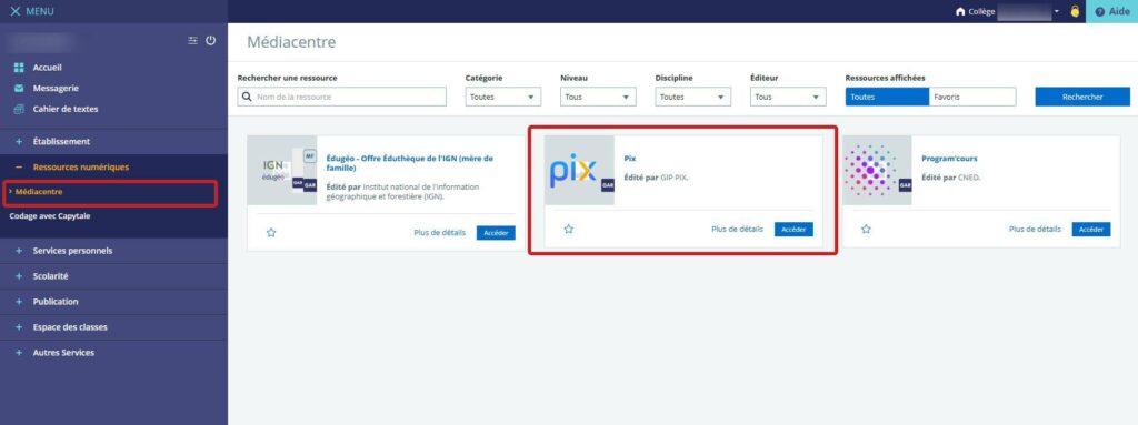Pix connexion