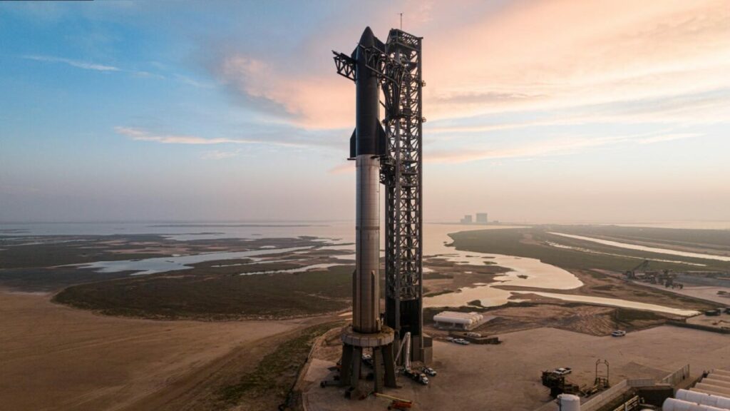 Lancement de la fusée SpaceX nommée Starship