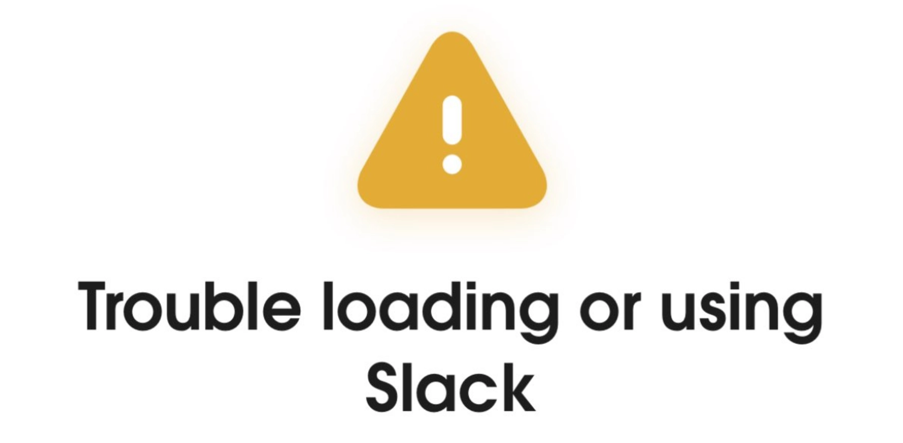 slack en panne